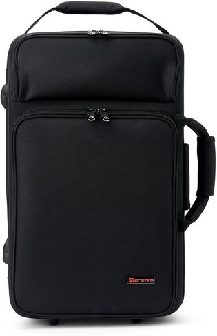 حقيبة Protec Triple Trumpet Travel Ready PRO PAC مع أحزمة ظهر Tuckaway، أسود، موديل PB327 in Saudi Arabia
