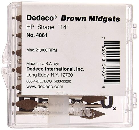 Dedeco 4861 Brown Midget, HP 14, Pack of 12 in Saudi Arabia