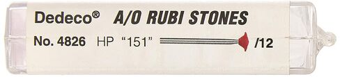 Dedeco 4826 Aluminum Oxide, Rubi Stones, HP 151 (Pack of 12) in Saudi Arabia