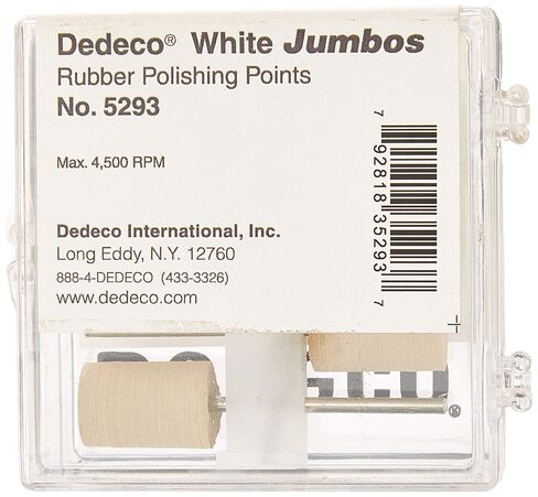 Dedeco 5293 White Jumbos, (3/32") Shape C (Pack of 5) in Saudi Arabia
