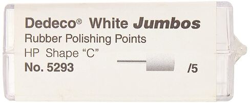 Dedeco 5293 White Jumbos, (3/32") Shape C (Pack of 5) in Saudi Arabia