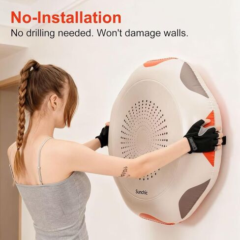 Punching Bag for Adults, Sunchic 2026 New Boxing Machine with Boxing Gloves, Wall-Mounted Boxing Machine for Adults & Youth Boys and Girls,Interactive Professional Training, Stress Relief in Saudi Arabia