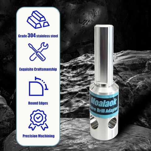 محول مثقاب مثقاب ثلجي لظرف مثقاب 1/2 بوصة - متوافق مع مثاقب يدوية Strikemaster، Eskimo، Mora | مثقاب مثقاب يدوي للصيد على الجليد مقاس 5/16 بوصة و1/4 بوصة يناسب 1/4 بوصة - 20 براغي جناح ومسامير قفل in Kuwait