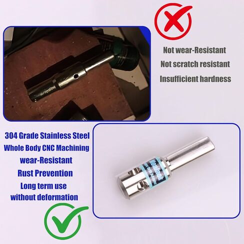 محول مثقاب مثقاب ثلجي لظرف مثقاب 1/2 بوصة - متوافق مع مثاقب يدوية Strikemaster، Eskimo، Mora | مثقاب مثقاب يدوي للصيد على الجليد مقاس 5/16 بوصة و1/4 بوصة يناسب 1/4 بوصة - 20 براغي جناح ومسامير قفل in Kuwait