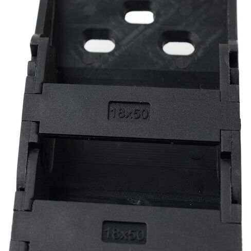 Cninba13 1pc 18X50mm Plastic Meter Drag Chain Adjustable Cable Wire Carrier Nylon Black in Saudi Arabia