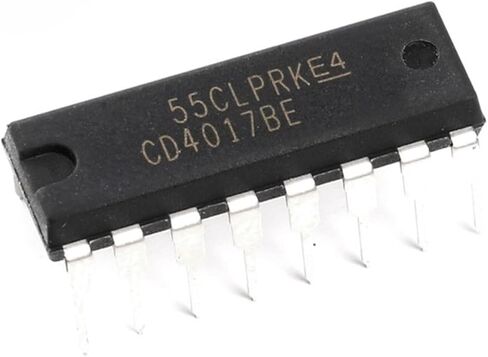 CD4017 CD4017B CD4017BE DIP-16 4017 Counter Divider IC CMOS Logic Device Chip 1/2/5Pcs(2 Pieces) in Saudi Arabia