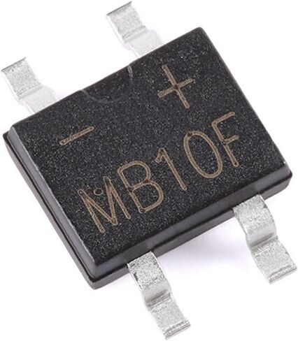 MB10F MB10 1000V 800mA 0.8A ديود جسر المكدس المعدل SMD IC 10/20/50 قطعة (50 قطعة) in Kuwait