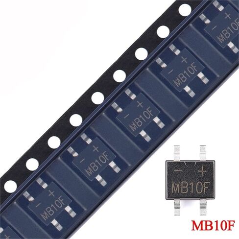 MB10F MB10 1000V 800mA 0.8A Diode Bridge Stack Rectifier SMD IC 10/20/50Pcs(50 Pieces) in Saudi Arabia