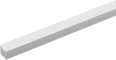 ABS Plastic Square Bars Rod 6Kinds Diameter Optional for Architectural Model Making DIY White,Side Length:4mm(1pcs) in Saudi Arabia