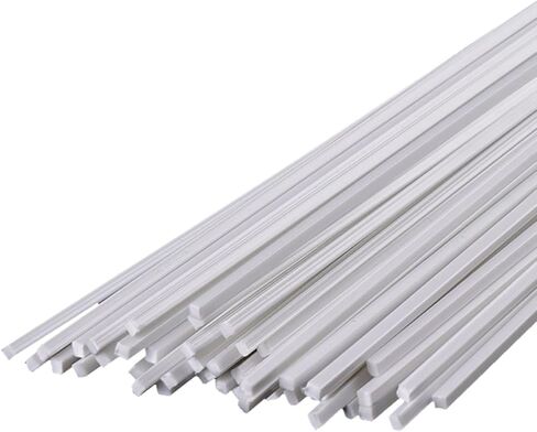 ABS Plastic Square Bars Rod 6Kinds Diameter Optional for Architectural Model Making DIY White,Side Length:4mm(1pcs) in Saudi Arabia