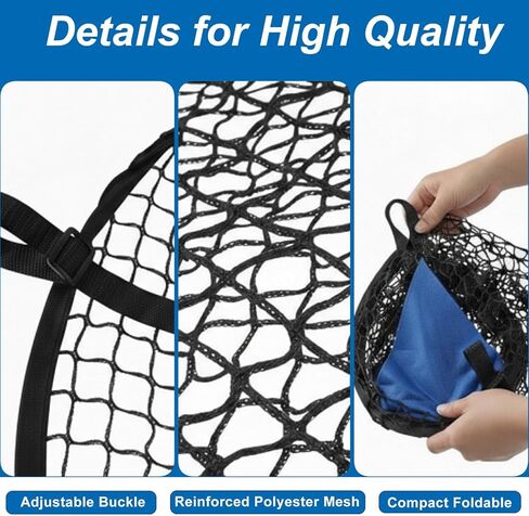 هدف كرة القدم الهدف صافي صناديق التدريب (2pcs)، هدف اطلاق النار الزاوية العليا مع الإطار المقوى، ممارسة كرة القدم، ممارسة الدقة لأحجام 2-5 كرات، هدية المدرب للأطفال والكبار in Kuwait