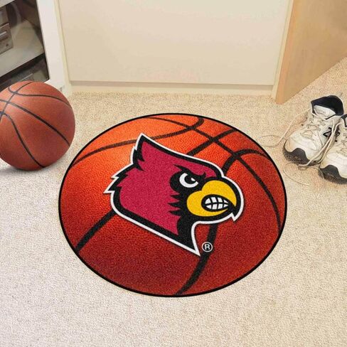 Louisville Cardinals NCAA Basketball" Round Floor Mat (29")" in Saudi Arabia