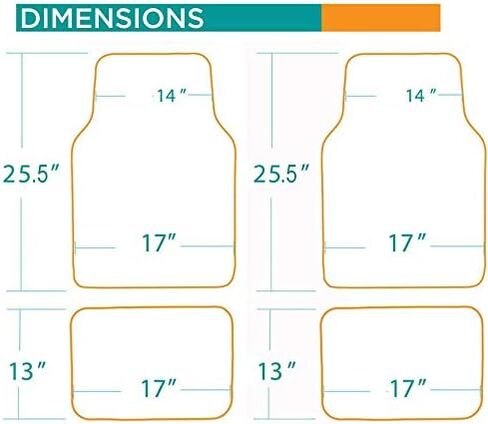 مجموعة سجادات أرضية السجاد AAC FANMATS NCAA مع مساند للرأس لمحبي ولاية أوهايو بوكس ​​مرخصة رسميًا (6 قطع) in Kuwait