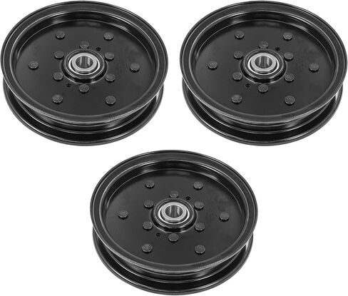 Caltric Idler Pulley Compatible with Land Pride AFM4011 AFM40133 AFM4014 AFM40168 AFM4216 808-073C x3 in Kuwait