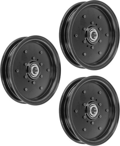 Caltric Idler Pulley Compatible with Land Pride AFM4011 AFM40133 AFM4014 AFM40168 AFM4216 808-073C x3 in Kuwait