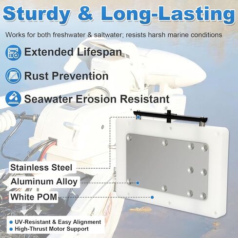 دعامة إطلاق سريع 1854055 RTA-55 - متوافقة مع محركات Minn Kota Terrova وRiptide Terrova وUlterra وRiptide Instinct Quest Trolling Motors، تركيب وإزالة سريعة in Kuwait
