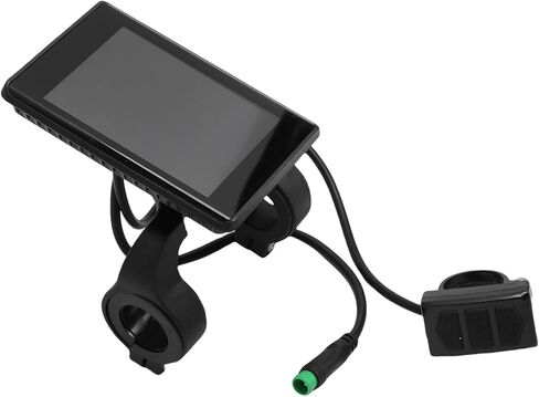 SUNGOOYUE E Bike Display LCD Screen, ABS Electric Bike Speedometer for 5 Pin Ridstar S866, Control Panel with Speed Battery Info for Scooter Cycling Enthusiasts 3.5x3.7in in Saudi Arabia