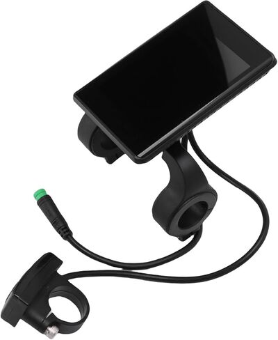 SUNGOOYUE E Bike Display LCD Screen, ABS Electric Bike Speedometer for 5 Pin Ridstar S866, Control Panel with Speed Battery Info for Scooter Cycling Enthusiasts 3.5x3.7in in Saudi Arabia