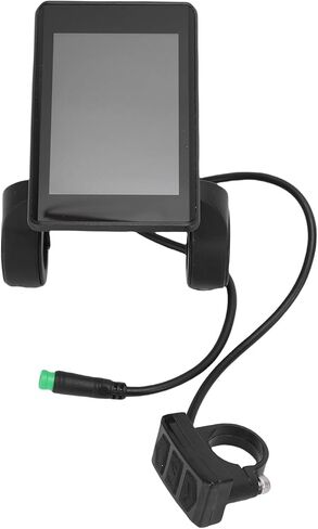 SUNGOOYUE E Bike Display LCD Screen, ABS Electric Bike Speedometer for 5 Pin Ridstar S866, Control Panel with Speed Battery Info for Scooter Cycling Enthusiasts 3.5x3.7in in Saudi Arabia