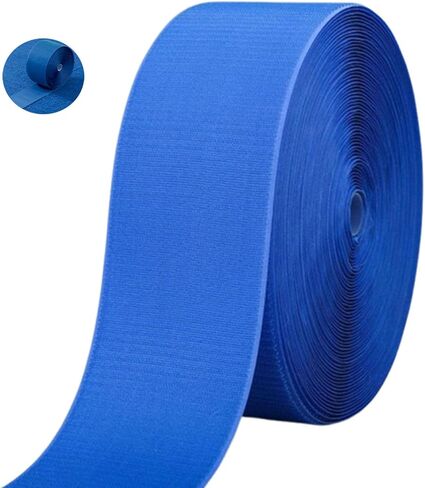 4"×42ft Heavy-Duty Nylon Cheer Mat Hook Loop Tape - Residue-Free Gym Mat Fastener for Tumbling/Wrestling/Gymnastics | Single Roll Carpet Bonded Foam Seams Repair & Gym Floor Accessories in Saudi Arabia