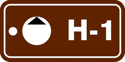 Accuform TDF501VPM Plastic "H-1 Hydraulic" Energy Source Standard Tag, 1-1/2" W x 3" L, White/Black on Brown (Pack of 5) in Saudi Arabia