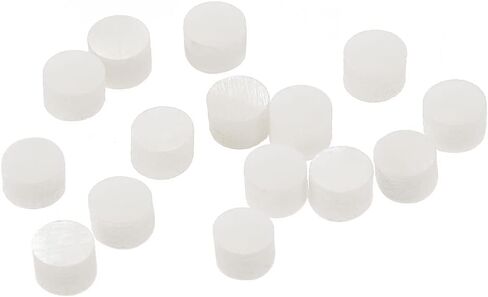 MECCANIXITY Inlay Dots Pearl Shell Fingerboard Dots Fret Inlay White 3x2mm for Guitar Bass Ukulele Banjo, Pack of 15 in Saudi Arabia