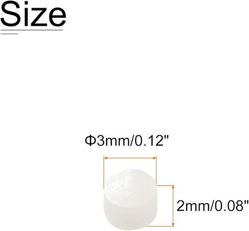 MECCANIXITY Inlay Dots Pearl Shell Fingerboard Dots Fret Inlay White 3x2mm for Guitar Bass Ukulele Banjo, Pack of 15 in Saudi Arabia