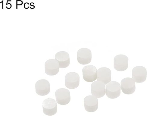 MECCANIXITY Inlay Dots Pearl Shell Fingerboard Dots Fret Inlay White 3x2mm for Guitar Bass Ukulele Banjo, Pack of 15 in Saudi Arabia