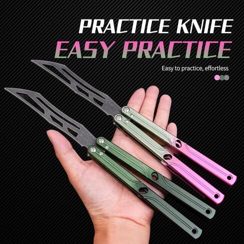 WARHERO Aluminium Alloy Integral Channel Handle, Handle Practice Tools,Integrated Forging,Balance and Inertia (Green) in Kuwait