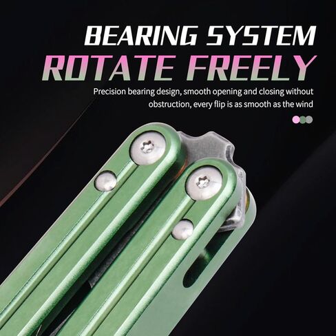 WARHERO Aluminium Alloy Integral Channel Handle, Handle Practice Tools,Integrated Forging,Balance and Inertia (Green) in Kuwait