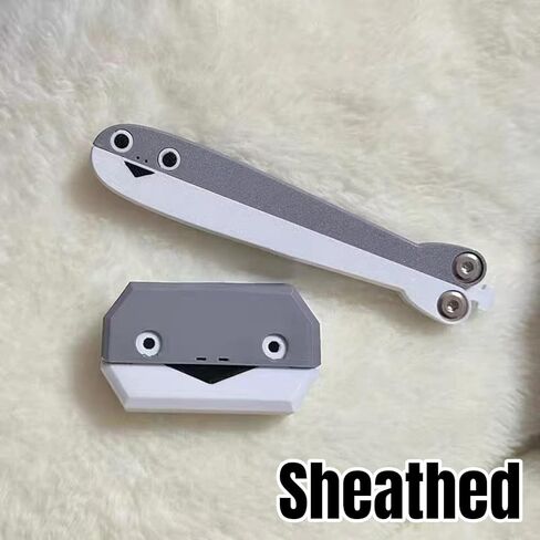 2 PCS Butterfly Knife Sakaban Turtle Fishbone Fidget Knife Gravity Knife 3D Printed Tools Perfect for Outdoor Training and Exercise in Kuwait