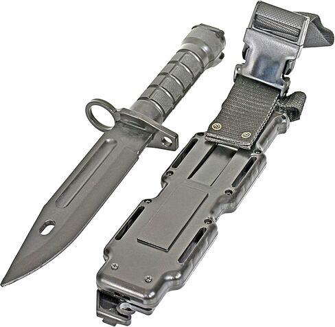 سكين مطاطي للتدريب Airsoft مع غمد دمية بلاستيكية خنجر مرن ناعم شفرة ثابتة لدعم الهالوين الفنون القتالية التظاهر باللعب التنكري 11.75 بوصة in Kuwait