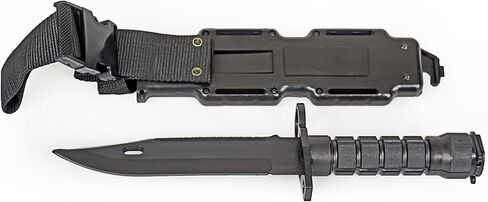 سكين مطاطي للتدريب Airsoft مع غمد دمية بلاستيكية خنجر مرن ناعم شفرة ثابتة لدعم الهالوين الفنون القتالية التظاهر باللعب التنكري 11.75 بوصة in Kuwait