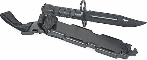 سكين مطاطي للتدريب Airsoft مع غمد دمية بلاستيكية خنجر مرن ناعم شفرة ثابتة لدعم الهالوين الفنون القتالية التظاهر باللعب التنكري 11.75 بوصة in Kuwait