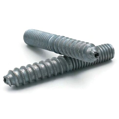Zinc Plated Steel Hanger Bolts 3/8"-16 Machine Thread with Lag Screw Threading 3/8"-16 x 1-1/2" Qty 100 in Saudi Arabia