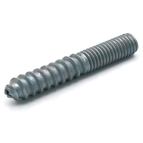Zinc Plated Steel Hanger Bolts 3/8"-16 Machine Thread with Lag Screw Threading 3/8"-16 x 1-1/2" Qty 100 in Saudi Arabia