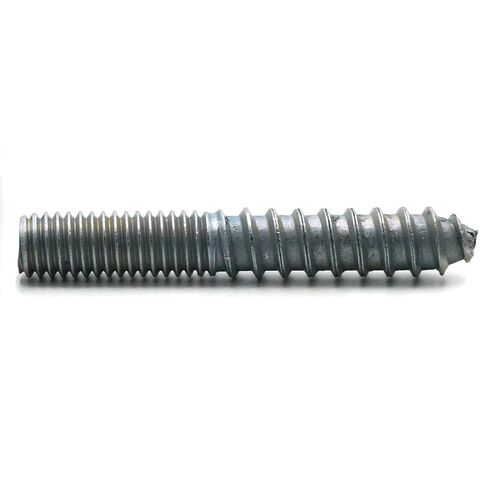 Zinc Plated Steel Hanger Bolts 3/8"-16 Machine Thread with Lag Screw Threading 3/8"-16 x 1-1/2" Qty 100 in Saudi Arabia