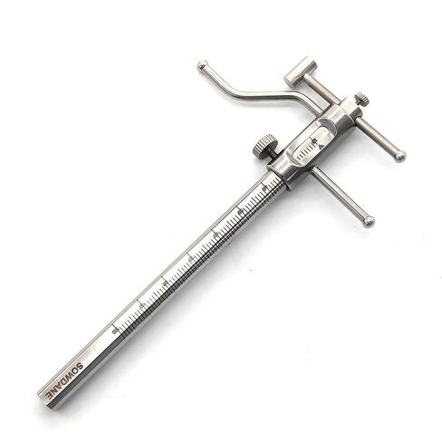 1 قطعة الأسنان انزلاق الفرجار زرع قياس VDO أبولو قياس حاكم الفولاذ المقاوم للصدأ (1 قطعة مع خزانة الترباس) in Kuwait