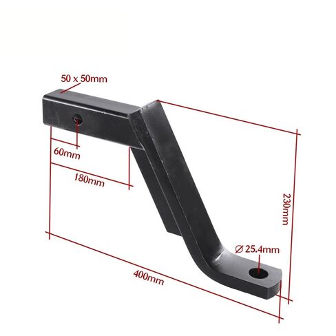 Heavy Duty 8 Inch Steel Trailer Drop Towbar Tongue Ball Mount Hitch Fits 2 Inch Receiver Boat RV Parts Accessories in Saudi Arabia