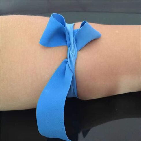 عاصبة TPE للاستعمال مرة واحدة، إسعافات أولية سريعة الإصدار خالية من اللاتكس، مقاس 1 × 18 بوصة - أزرق، 25 قطعة in Kuwait