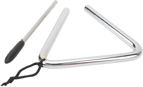 Keenso Triangle Instrument, Stainless Steel Hand Percussion Music Education Tool, 4 Inch for Classroom Rhythm Beginners and Professionals in Saudi Arabia