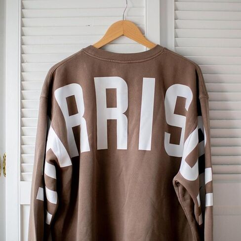 Custom Sweatshirt, Personalized Big Letter Name Across Back, Custom Sweatshirt & Hoodie Design Your Own, Sweater for Women, Gift for Birthday Mother's Day Christmas in Saudi Arabia