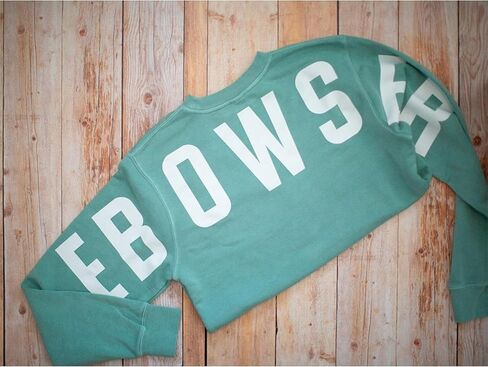 Custom Sweatshirt, Personalized Big Letter Name Across Back, Custom Sweatshirt & Hoodie Design Your Own, Sweater for Women, Gift for Birthday Mother's Day Christmas in Saudi Arabia