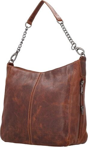 حقيبة يد Ava Leather Hobo مع الحافظات العالمية وجيب قفل in Saudi Arabia
