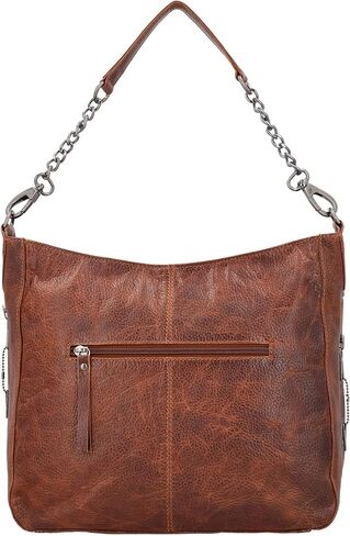 حقيبة يد Ava Leather Hobo مع الحافظات العالمية وجيب قفل in Saudi Arabia