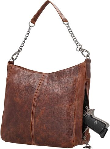 حقيبة يد Ava Leather Hobo مع الحافظات العالمية وجيب قفل in Saudi Arabia