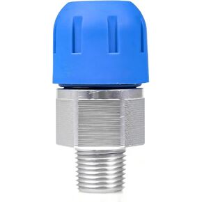 F1018 محول اتحاد مستقيم للهواء المضغوط - لتوصيل نظام أنابيب الهواء الهوائي السريع FastPip - محول قطعة أنابيب الهواء المضغوط - 3/4 بوصة × 1/2 بوصة NPT 190PSI إجمالي L 3 بوصة - أجزاء ضاغط الهواء in Kuwait