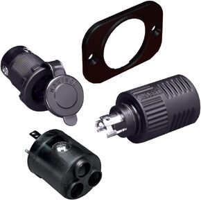 Marinco ConnectPro® Charging/Trolling Receptacle, Plug & 6-Guage Adapter in Saudi Arabia