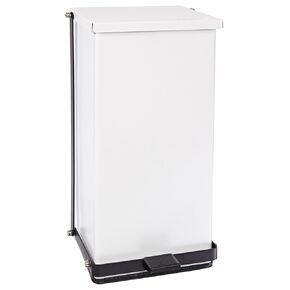 Detecto P-32 White Step-On Can, 32 qt Capacity in Kuwait