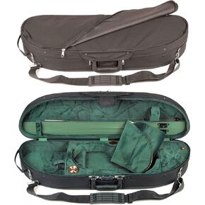 علبة كمان Bobelock Half Moon 1047 أسود/أخضر 4/4 in Kuwait